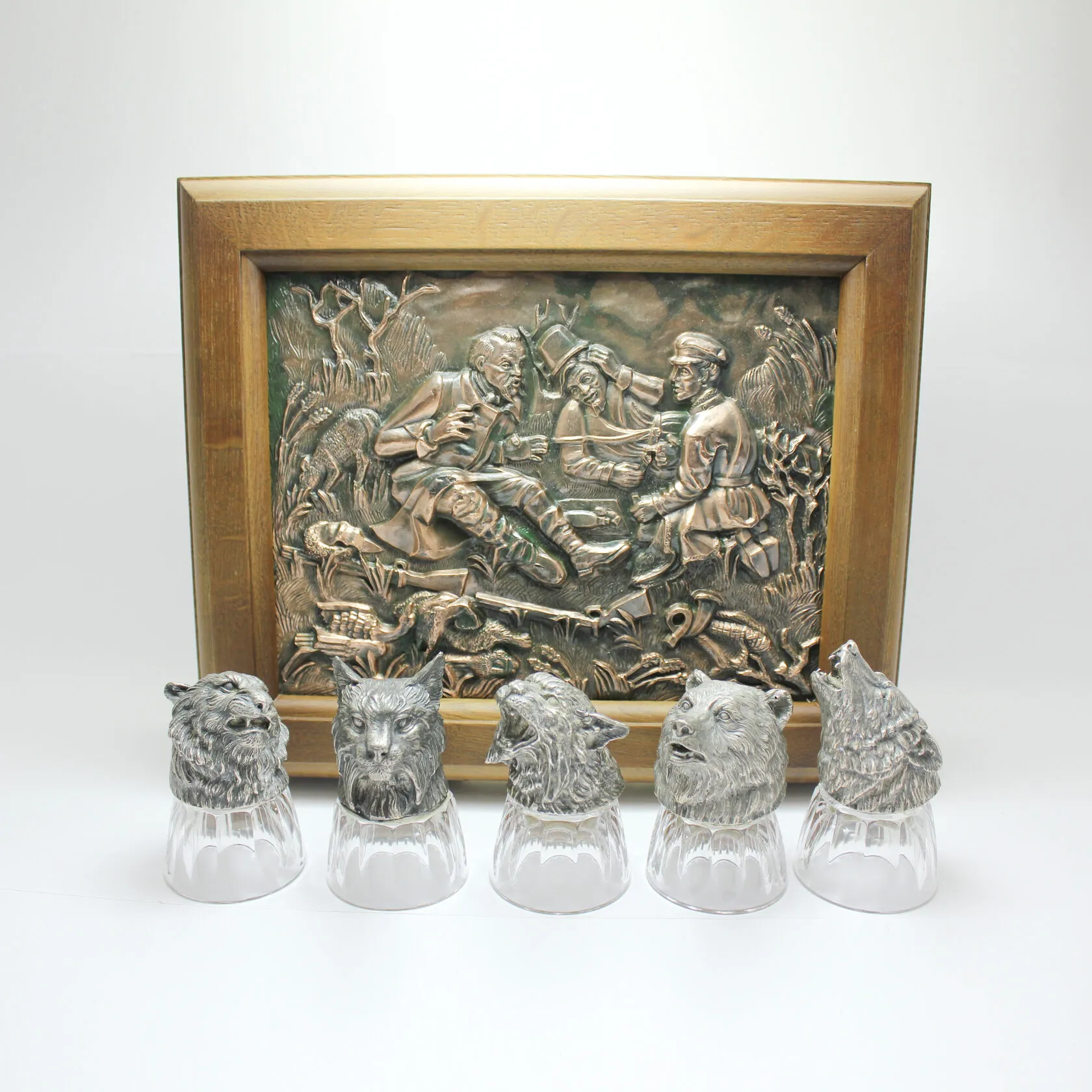 Набор «Охота» хрусталь из 5ти